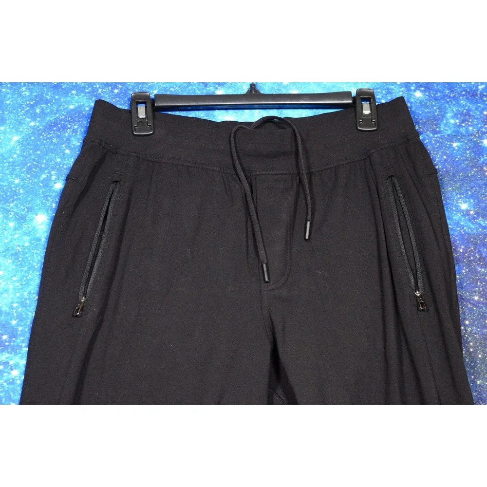 Lululemon Men's‎ Kung Fu Athletic Pants Mens Large Black Pockets Drawstring